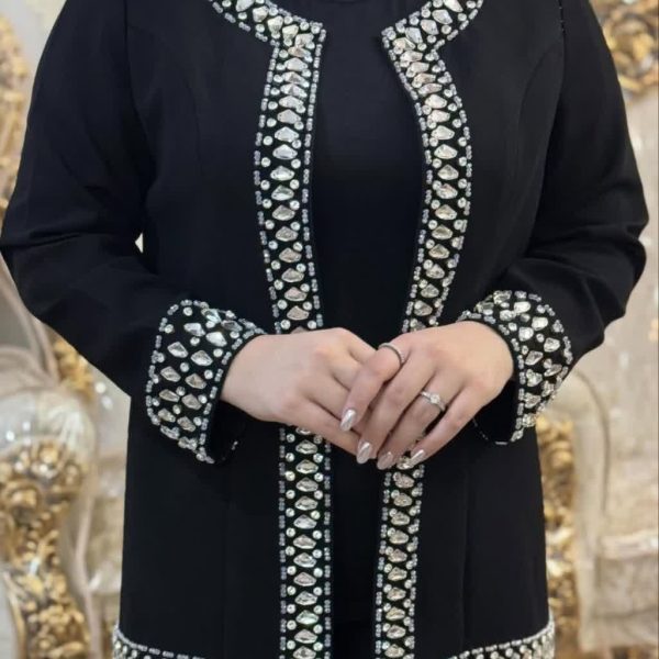 کت زنانه تیکه دوزی و جواهردوزی شده 5 600x600